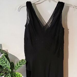 Sparkly little black dress